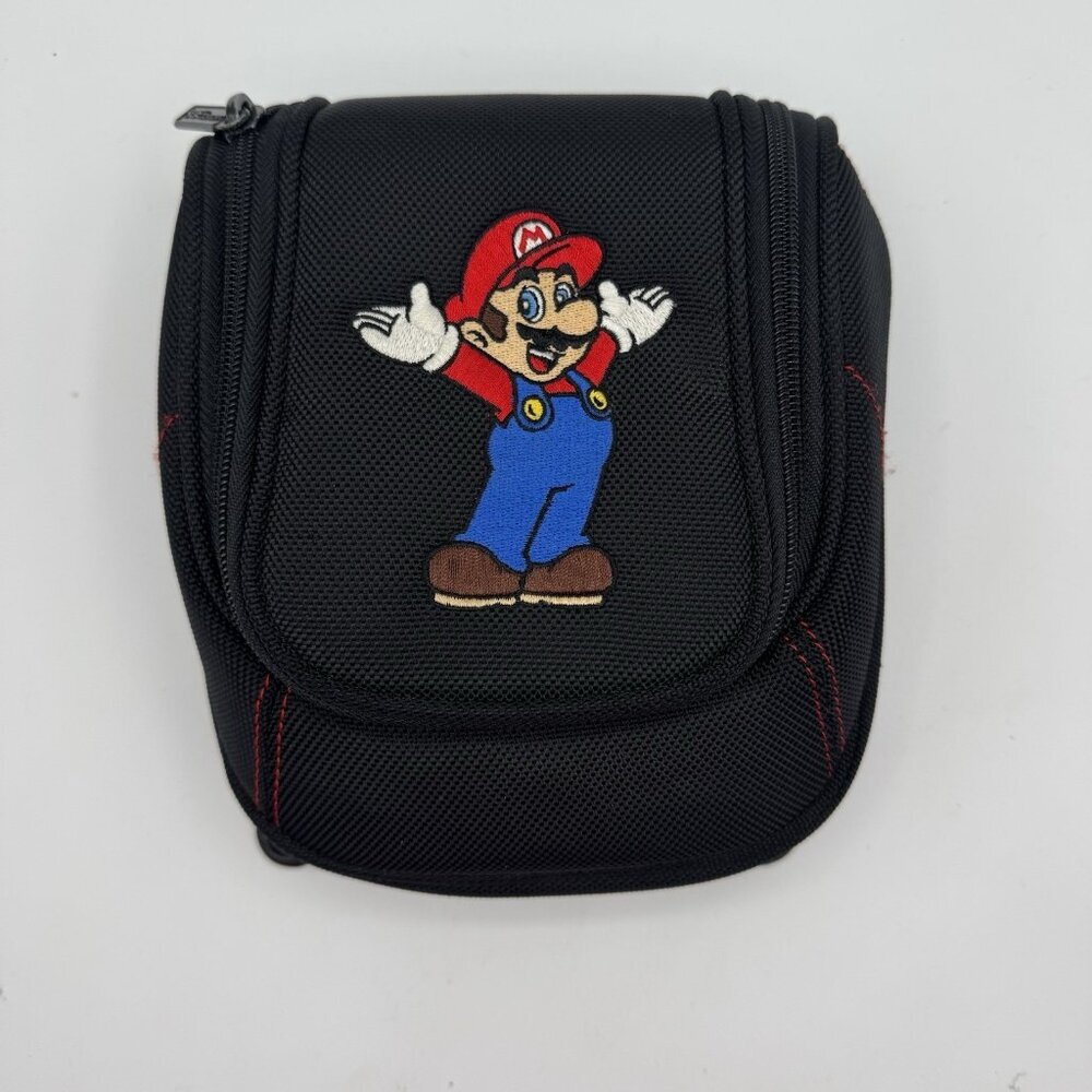 Nintendo 3DS Super Mario Bros Black Travel Case Carrying Bag (no Strap)